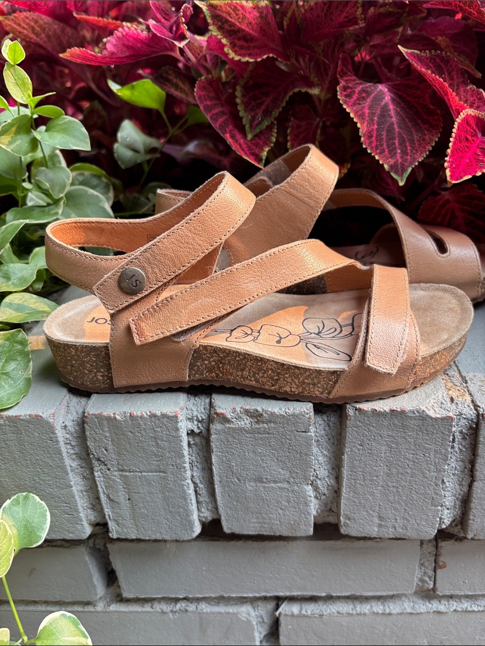 Josef Seibel Tonga 25 Leather Sandals Contoured Cork Adjustable Straps 78519 - Picture 3 of 12